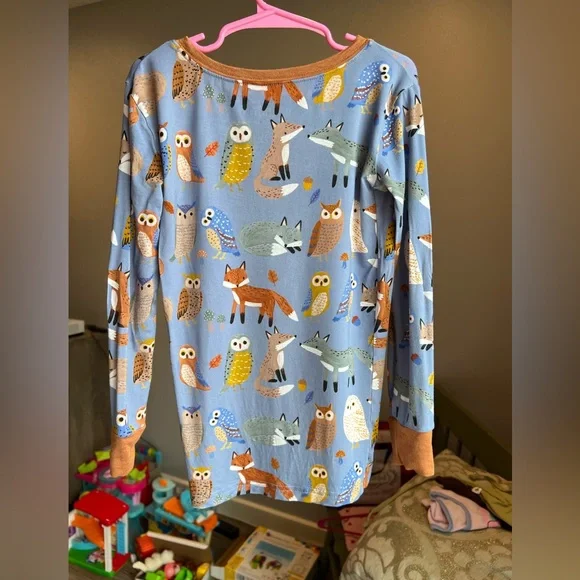 Little Sleepies Twilight Pals Two Piece Long Sleeve & Pants Pajama Set Size 7/8 - Picture 4 of 6